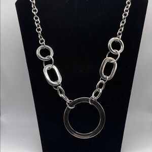 Silver Chain Link Necklace